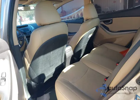 2013 Hyundai Elantra Limited z USA, uszkodzony, nr VIN 5NPDH4AEXDH281535